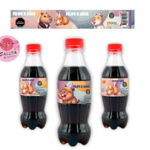 Caoibara Etiquetas x12 para refrescos 250cc