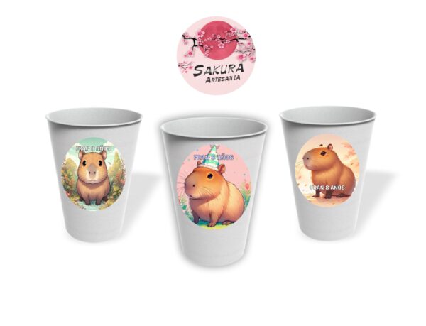 Vasos Capibara  ack x10