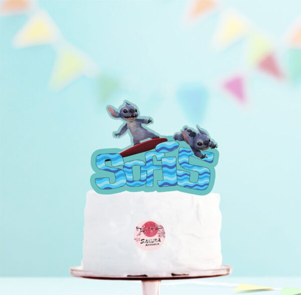 Stitch Live Action Cake Toppers