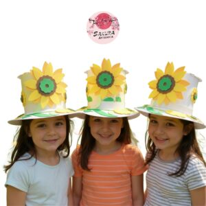 Galera Girasoles blanca Primavera