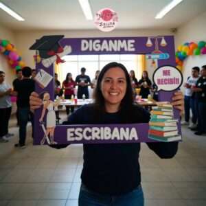 Marco Selfie escribana/o Graduacióne