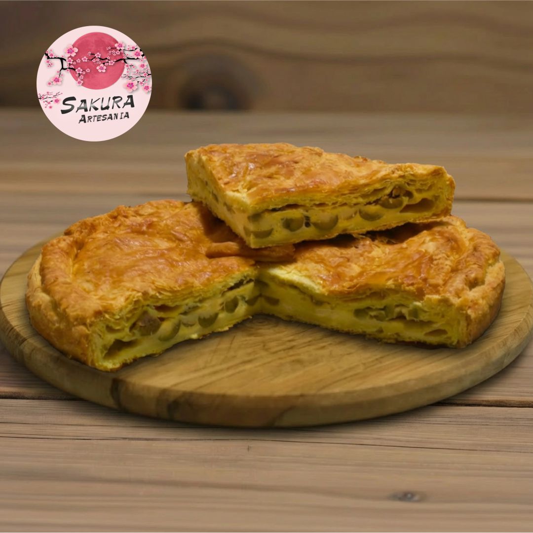 Tarta Queso y aceitunas