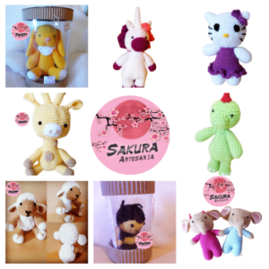 Amigurumis de apego 15cm