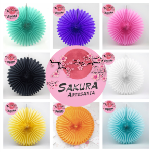 Abanicos de colores