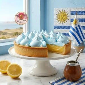 Postre lemon pie edicion celeste