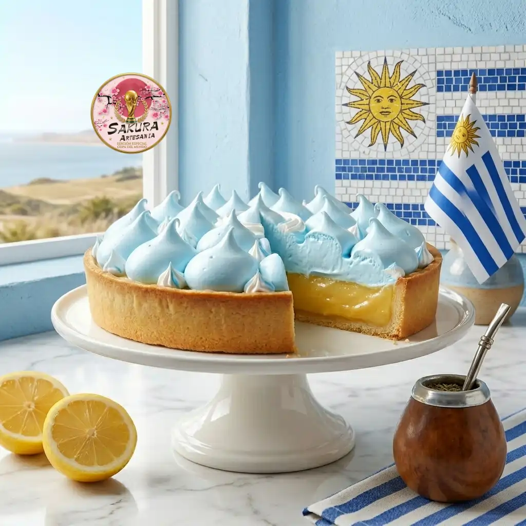Postre lemon pie edicion celeste