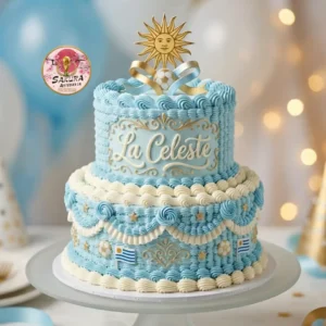 Torta Uruguay dos niveles