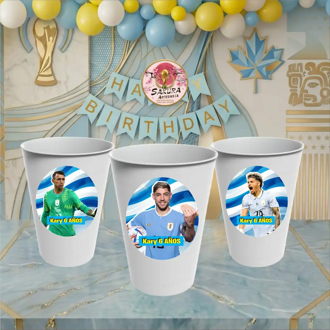 Vasos uruguay pack x10