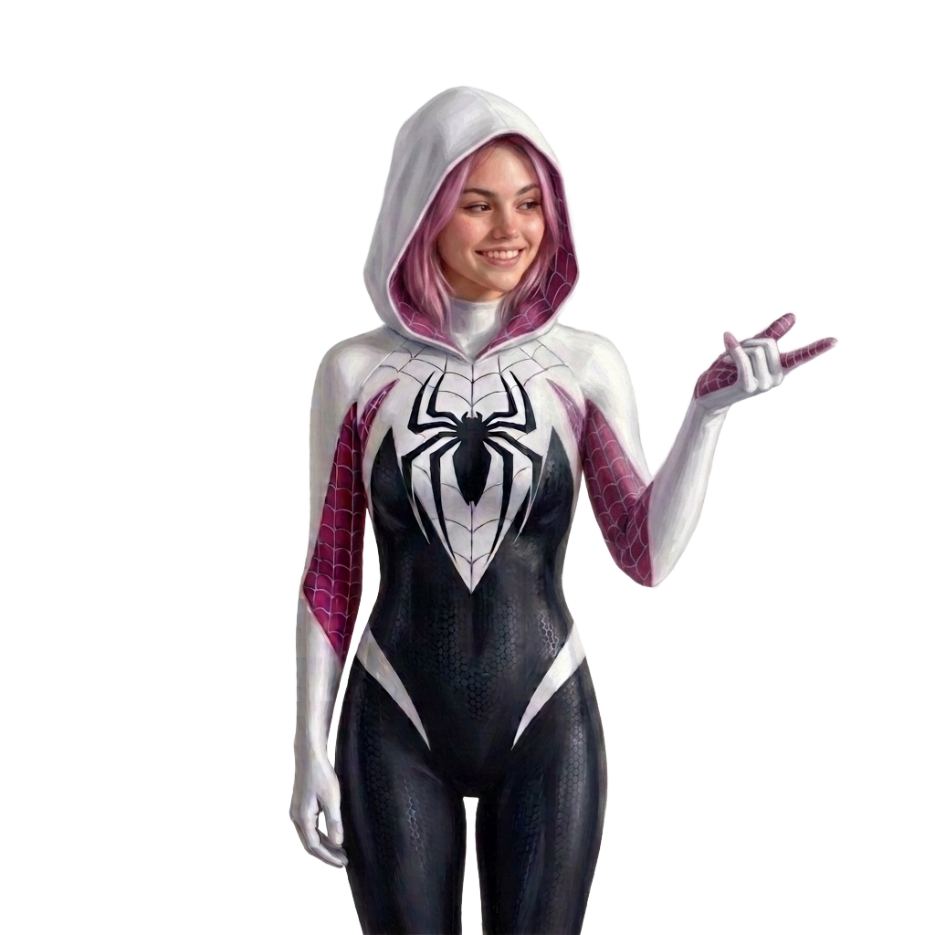 Modelo temática Spider-Man Sakura Artesanía