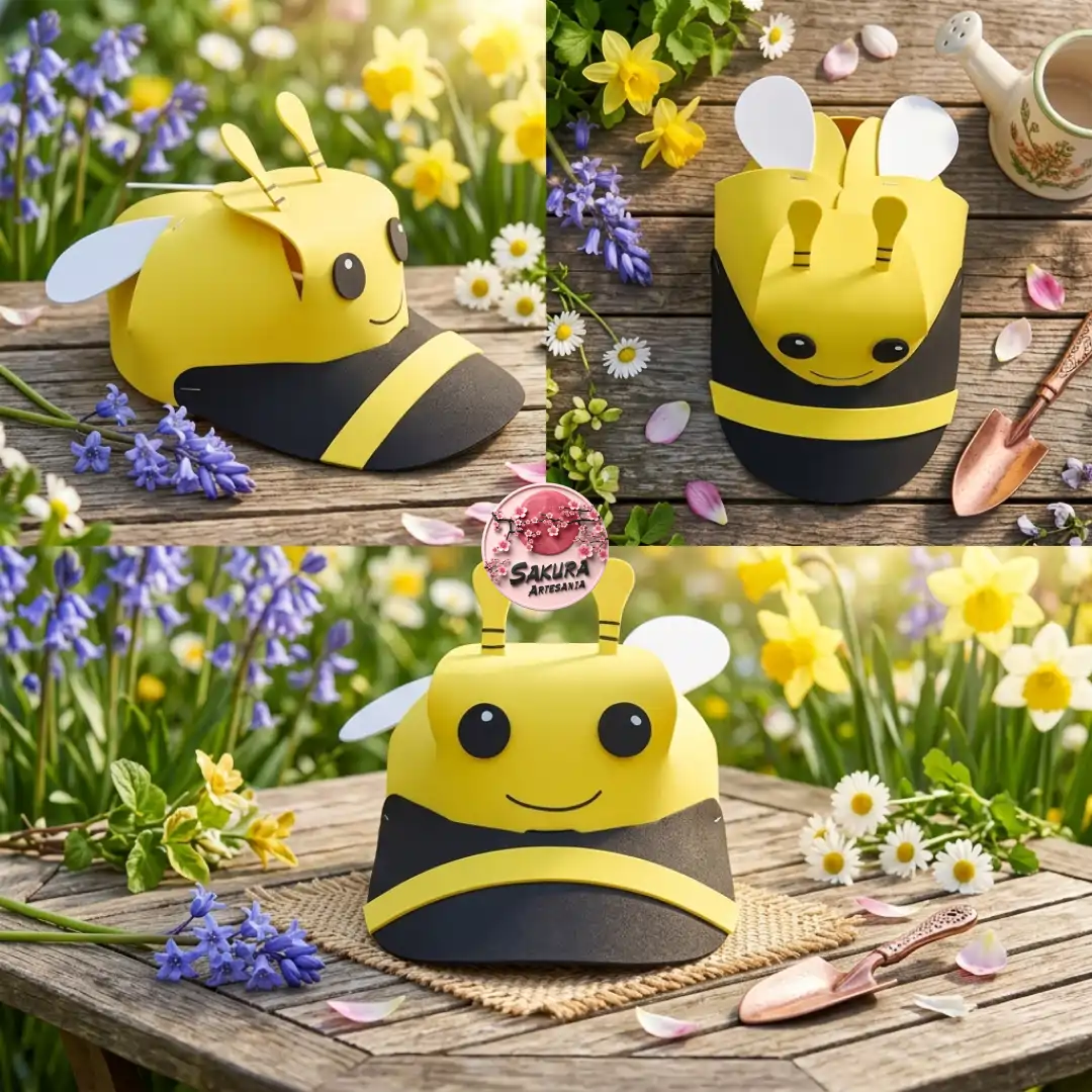Sombrero abeja Primavera - Imagen 2