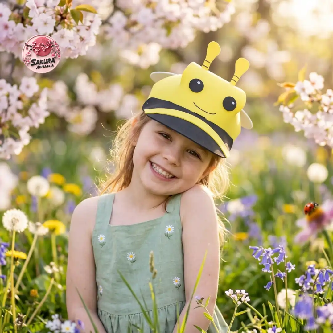 Sombrero abeja Primavera - Imagen 3