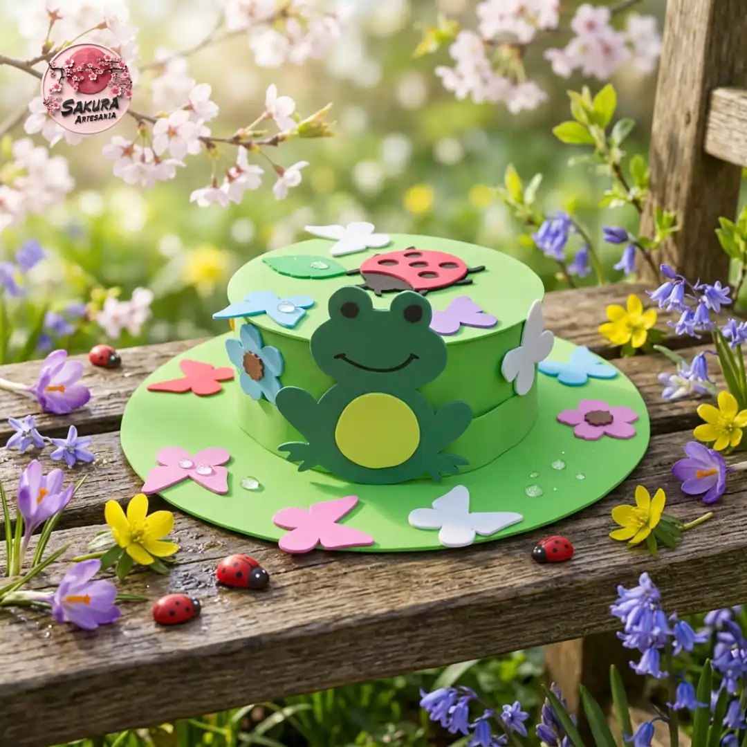 sombrero sapito primavera - Imagen 3