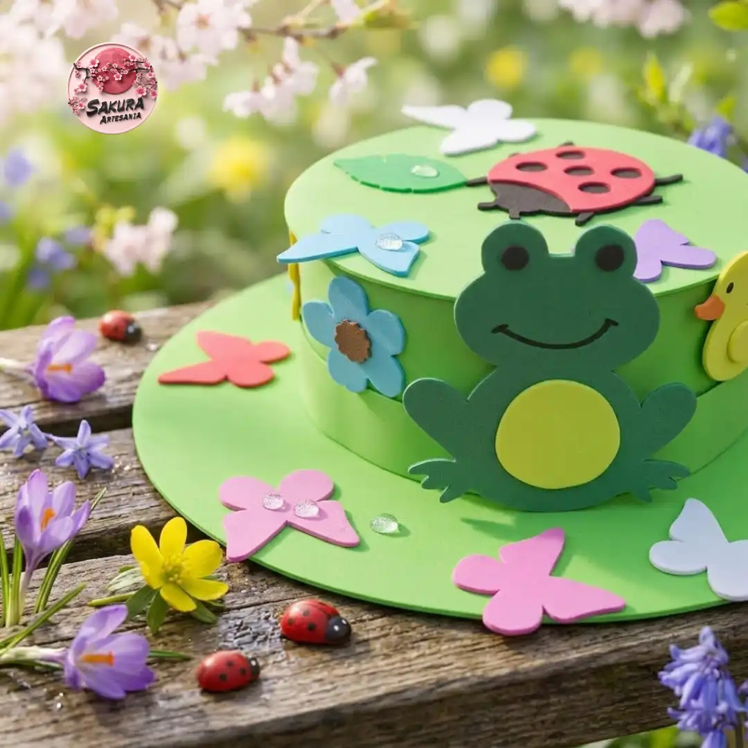 sombrero sapito primavera - Imagen 4